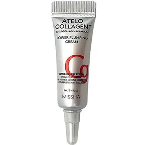 Крем для упругости кожи лица Missha Atelo Collagen 500 Power Plumping Cream, 10 мл.