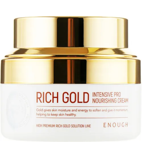 Питательный крем для лица Enough Rich Gold Intensive Pro Nourishing Cream с экстрактом золота, 50 мл.
