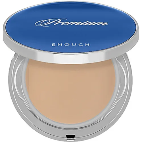 Пудра для лица Enough Premium Ultra X10 Two Way Cake SPF50+ PA+++ с коллагеном, 11 г. + 11 г.