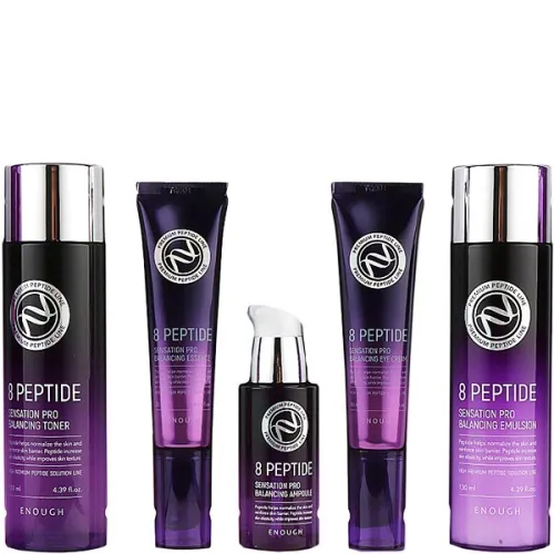 Набор для лица Enough Premium 8 Peptide Sensation Pro 5 Set с пептидным комплексом