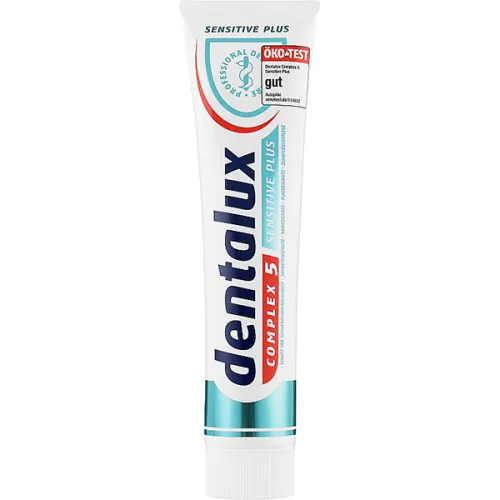 Отбеливающая зубная паста «комплекс 5» Dentalux Complex 5 Whitening Plus Toothpaste, 125 мл.