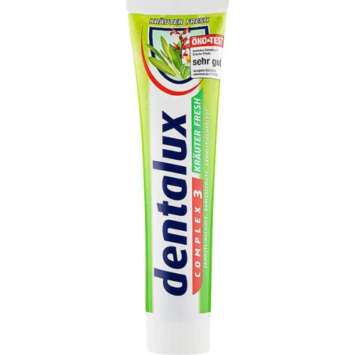 Восстанавливающая зубная паста «комплекс 3» Dentalux Complex 3 Herbal Fresh Toothpaste, 125 мл.