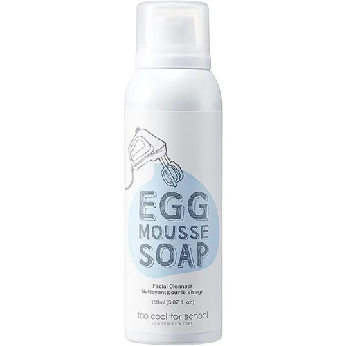 Мусс для умывания Too Cool For School Egg Mousse Soap с экстрактом яйца, 150 мл.