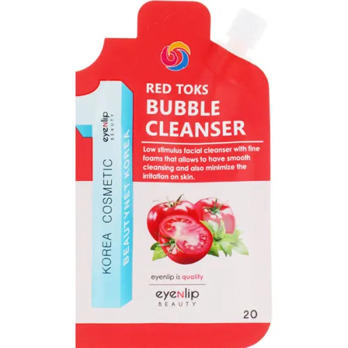 Пенка для умывания пузырьковая Eyenlip Red Toks Bubble Cleanser, 20 г.