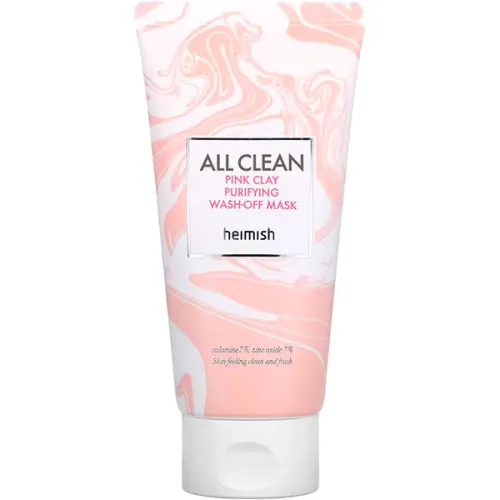 Очищающая глиняная маска для лица Heimish All Clean Pink Clay Purifying Wash Off Mask с розовой глиной, 150 г.