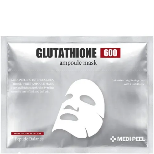 Антиоксидантна тканинна маска для обличчя Medi Peel Bio-Intense Glutathione White Ampoule Mask з глутатіоном та вітамінами