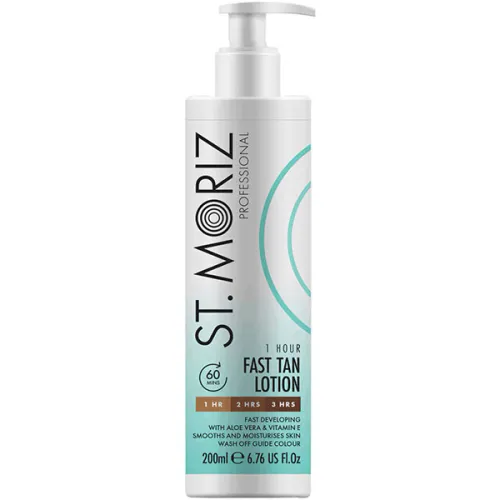 Автобронзант-лосьон для экспресс загара тела St.Moriz Professional Fast Tan Lotion, 200 мл.