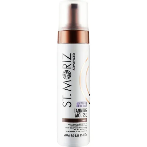 Автобронзант-мусс для тела «темный» St.Moriz Advanced Colour Correct Mousse Dark, 200 мл.