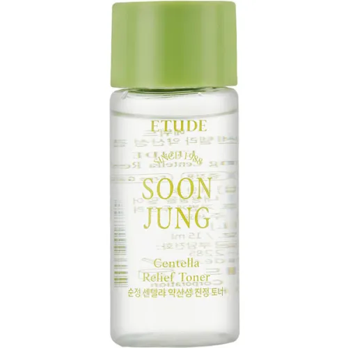 Тонер для обличчя Etude House Soon Jung Centella Relief Toner з екстрактом центелли, 15 мл.