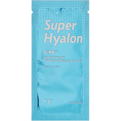 Пузырьковая маска-пенка для лица VT Cosmetics Super Hyalon Bubble Sparkling Booster с гиалуроновой кислотой, 10 г.