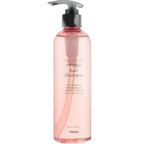 Шампунь для волосся A’pieu Raspberry Vinegar Hair Shampoo з малиновим оцтом, 500 мл.