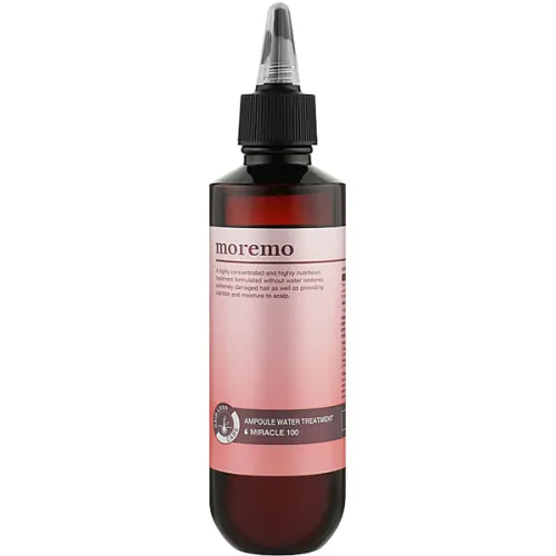 Moremo Ampoule Water Treatment & Miracle 100 -Маска-філер для волосся та шкіри голови, 200 мл.