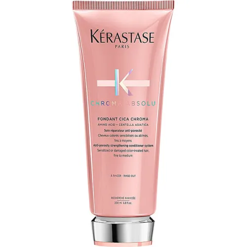Кондиционер для укрепления пористых окрашенных волос Kerastase Chroma Absolu Fondant Cica Chroma, 200 мл.