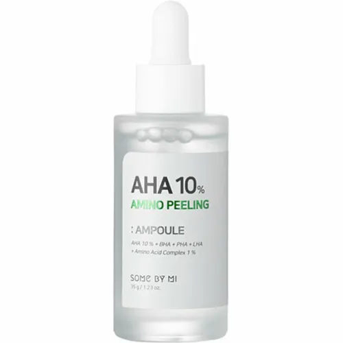 Пилинг-сыворотка для лица Some By Mi AHA 10% Amino Peeling Ampoule с AHA-кислотой и аминокислотами, 35 г.