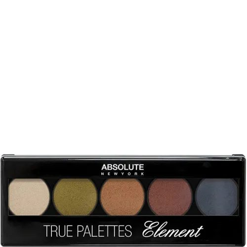 Палетка теней для глаз Absolute New York Eye Shadow True Palettes Element, 5 шт. х 9 г.