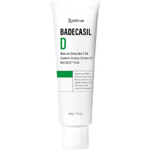 Крем для проблемной кожи лица 23 Years Old Badecasil D Cream с кислотами, 50 г.
