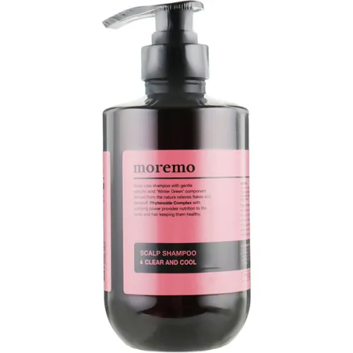 Очищающий безсульфатный шампунь для волос Moremo Scalp Shampoo Clear & Cool, 500 мл.
