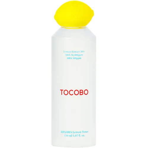 Тонер для лица Tocobo AHA BHA Lemon Toner с витамином C и кислотами, 150 мл.