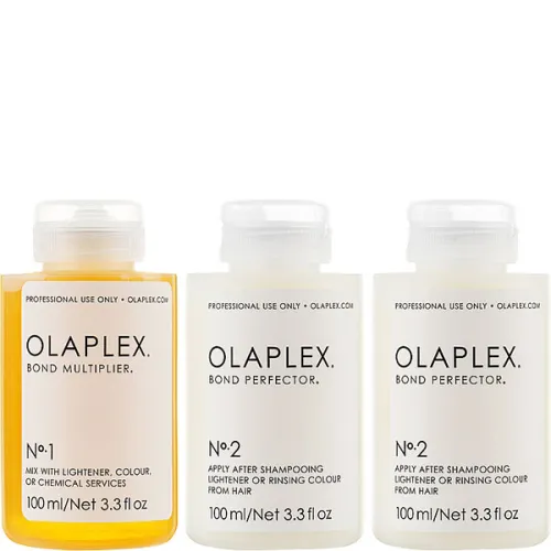 Набір для захисту волосся під час фарбування Olaplex Traveling Stylist Kit, 3 шт. х 100 мл.