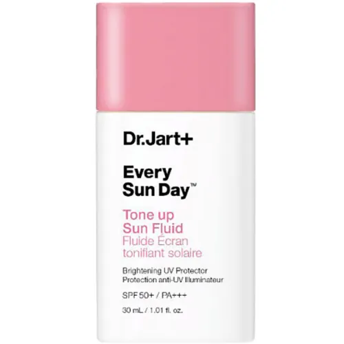 Сонцезахисний флюїд для обличчя Dr.Jart+ Every Sun Day Tone-Up Sun Fluid SPF50+ PA++++ з тонуючим ефектом, 30 мл.