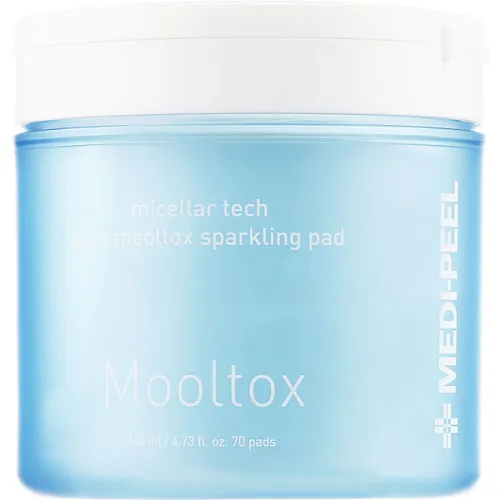 Пилинг-пады для увлажнения и очищения кожи лица Medi Peel Aqua Mooltox Sparkling Pad