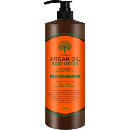 Лосьйон для тіла Char Char Argan Oil Body Lotion з аргановим маслом, 1500 мл.