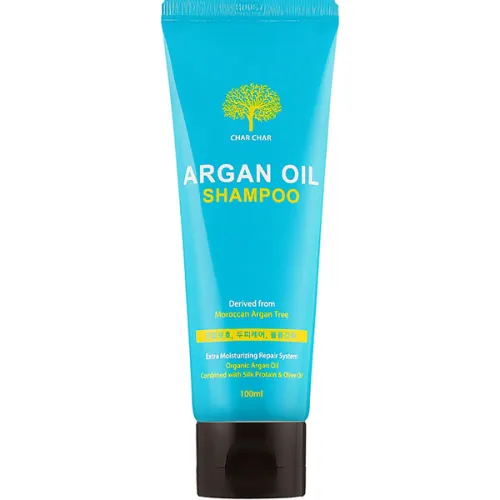 Шампунь для волосся Char Char Argan Oil Shampoo з аргановим маслом, 100 мл.