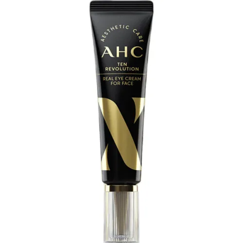 Антивозрастной крем для кожи вокруг глаз и лица AHC Ten Revolution Real Eye Cream For Face с эффектом лифтинга, 30 мл.