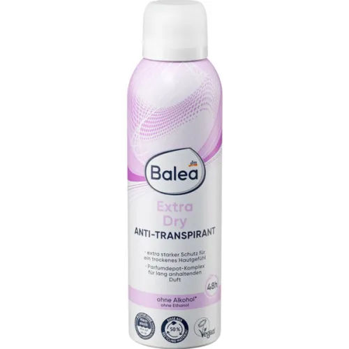 Део-спрей для жінок «екстра сухість» Balea Deo Spray Antitranspirant Extra Dry, 200 мл.