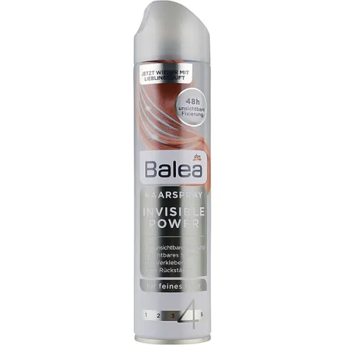 Лак для волосся «невидима сила» Balea Hairspray Invisible Power, 300 мл.