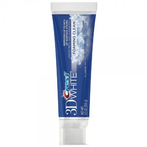 Відбілююча зубна паста Crest 3D White Foaming Clean Whitening Toothpaste, 99 г.