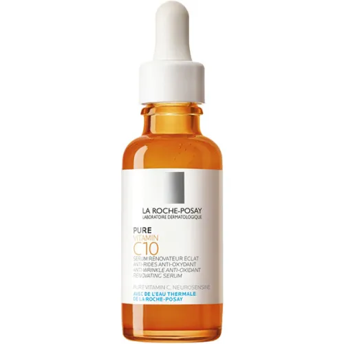 Сыворотка-антиоксидант La Roche-Posay Pure Vitamin C10 Anti-Wrinkle Anti-Oxidant Renovating Serum с витамином С против