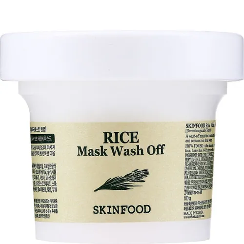 Очищающая маска для лица Skinfood Rice Mask Wash Off с экстрактом риса, 100 г.