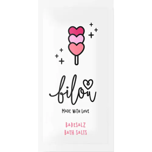Соль для ванны «клубника» Bilou Bath Salts Lovely Strawberry, 80 г.
