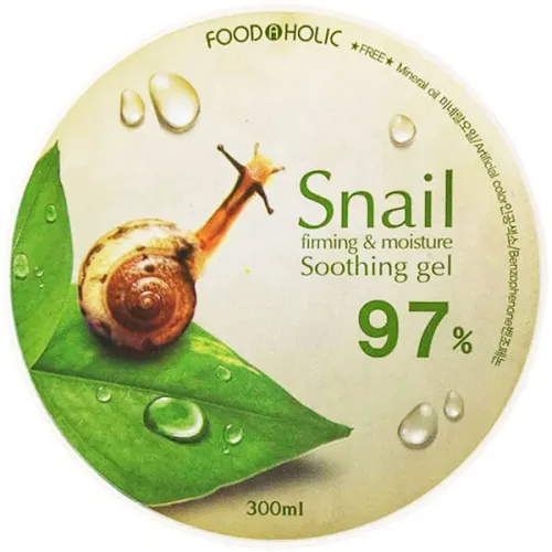 Багатофункціональний гель для обличчя та тіла Food A Holic Soothing Gel Snail з муцином равлика, 300 мл.