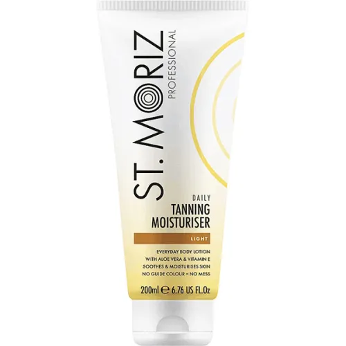 Увлажняющий лосьон для постепенного загара «светлый» St.Moriz Professional Tanning Moisturiser Light, 200 мл.