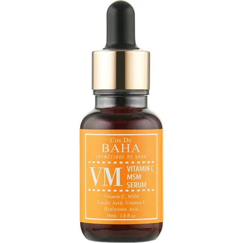Сироватка для обличчя Cos De Baha VM Vitamin C MSM Serum з вітаміном C, 30 мл.