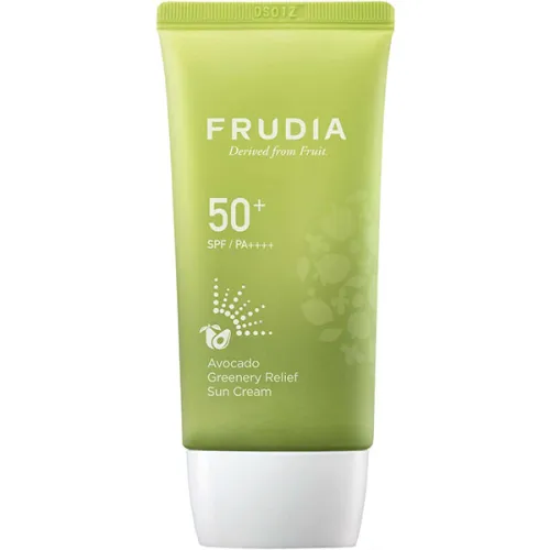 Сонцезахисний крем для обличчя Frudia Avocado Greenery Relief Sun Cream SPF50+ PA++++ з екстрактом авокадо, 50 мл.