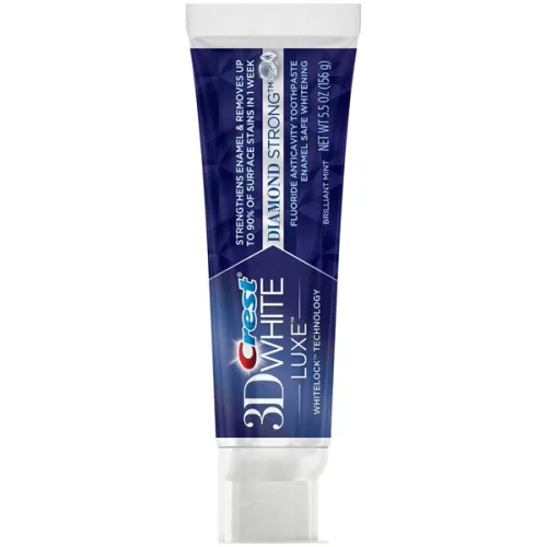 Відбілююча та зміцнююча зубна паста Crest 3D White Luxe Diamond Strong Whitening Brilliant Mint Toothpaste, 99 г.