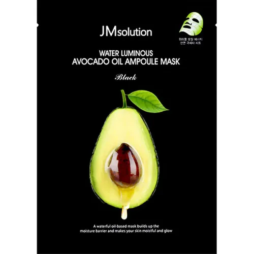 Тканинна маска для обличчя JMsolution Water Luminous Avocado Oil Ampoule Mask з маслом авокадо, 35 мл.