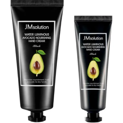 Набір кремів для рук JMsolution Water Luminous Avocado Nourishing Hand Cream Black з екстрактом авокадо, 50 мл. + 100 мл.