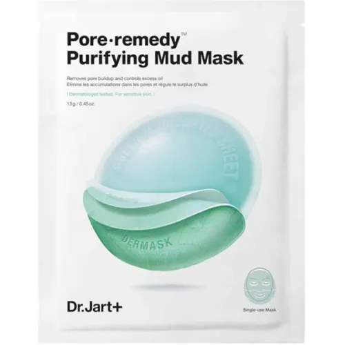 Тканинна маска для обличчя Dr.Jart+ Pore Remedy Purifying Mud Mask з зеленою глиною, 13 г.