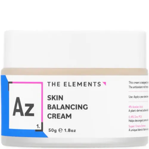 Балансуючий крем для обличчя The Elements Skin Balancing Cream з азелаїновою кислотою, 50 г.