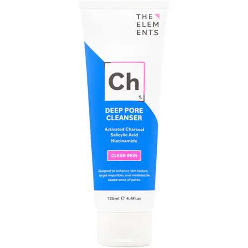 Гель для глубокого очищения пор The Elements Deep Pore Cleanser с активированным углем, 125 мл.