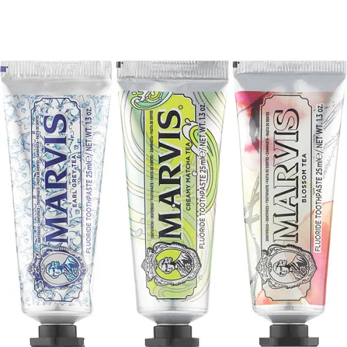 Набір зубних паст Marvis Tea Collection Toothpaste Gift 3 Set, 3 шт. х 25 мл.