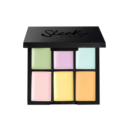 Палетка кольорових коректорів Sleek MakeUp Colour Corrector Palette, 6 шт. x 0.4 г.