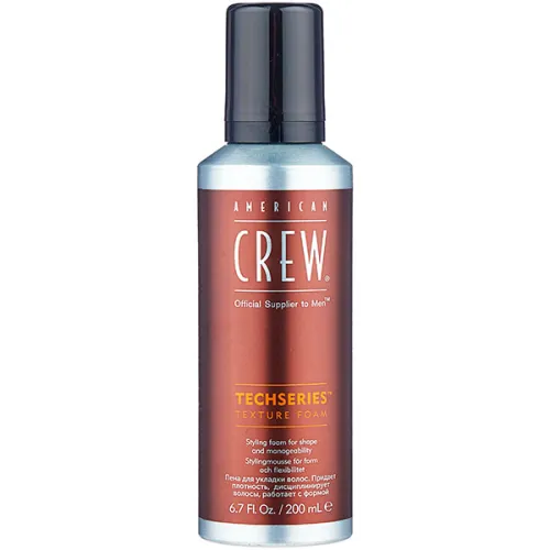 Пінка для текстурування волосся American Crew Techseries Texture Foam, 200 мл.