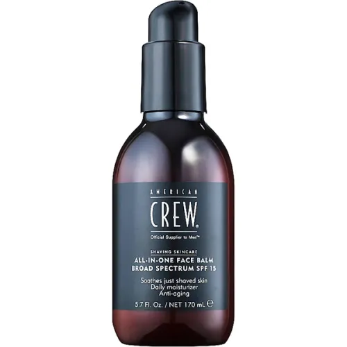 Зволожуючий бальзам для обличчя American Crew All-In-One Face Balm Broad Spectrum SPF15 з УФ-фільтрами, 170 мл.