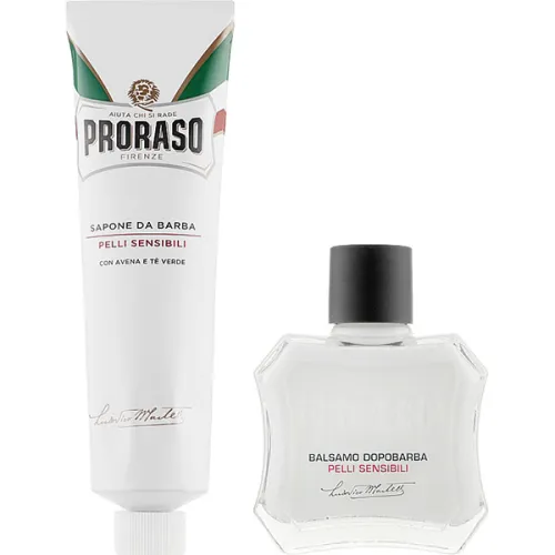 Набір для гоління чутливої шкіри Proraso Duo Pack Tube + Balm Sensitive