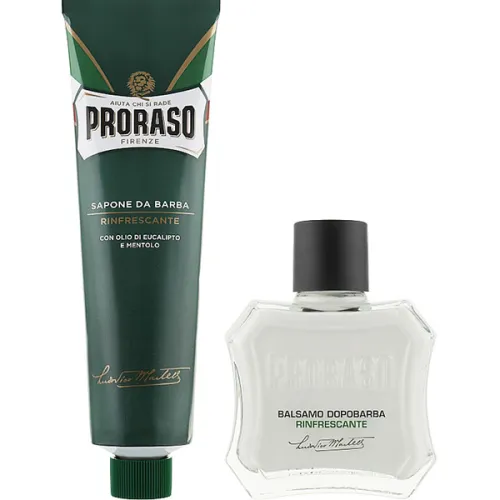 Набір для гоління освіжаючий Proraso Duo Pack Tube + Balm Refreshing